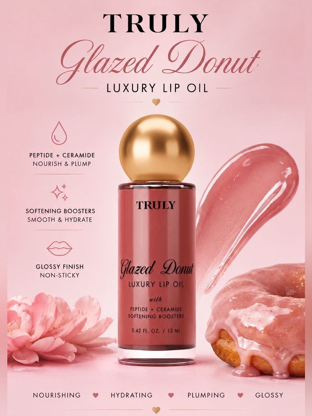 💖 Truly Glazed Donut Luxury Lip Oil 💖